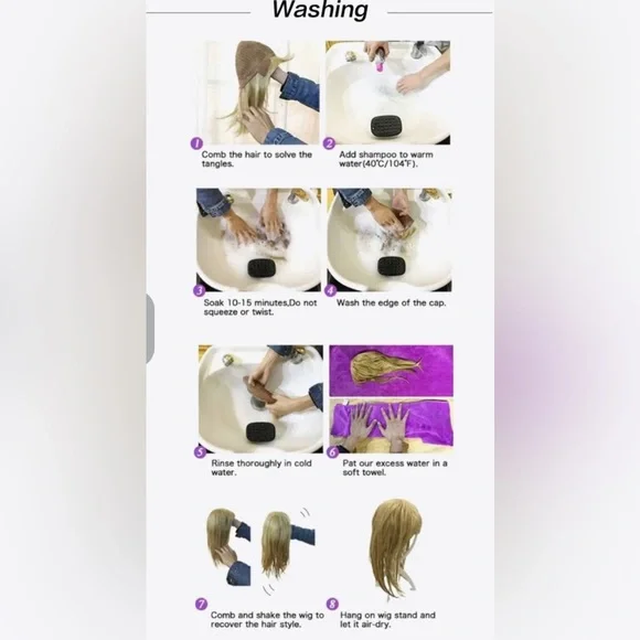 Honey & Light Blonde Mixed Gradient 14” Wavy Bob Synthetic Wig - Heat Resistant - Picture 13 of 16